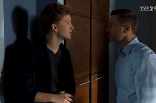 M jak miłość odcinek 1432, Łukasz (Jakub Józefowicz), Andrzej (Krystian Wieczorek)