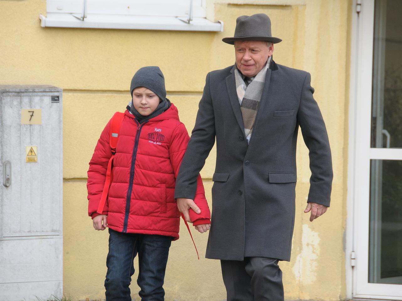 Pierwsza miłość. Tomek (Oskar Wojciechowski), Antoni (Michał Breitenwald)