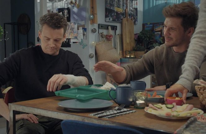 M jak miłość odc. 1865. Jakub Karski (Krzysztof Kwiatkowski), Marcin (Mikołaj Roznerski)