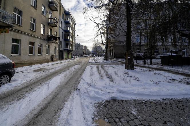 Woonerf na ul. Lipowej w Łodzi już niemal gotowy