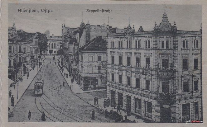 Ulica 11 Listopada w Olsztynie dawniej wyglądała zupełnie inaczej. Nosiła imię niemieckiego inżyniera