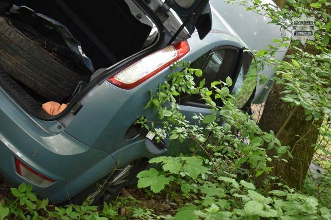 Pijana 32-latka Miała ponad 4 promile. Uderzyła w drzewo, zatrzymała się w rowie