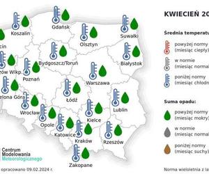 Prognoza długoterminowa dla Podkarpacia do wakacji