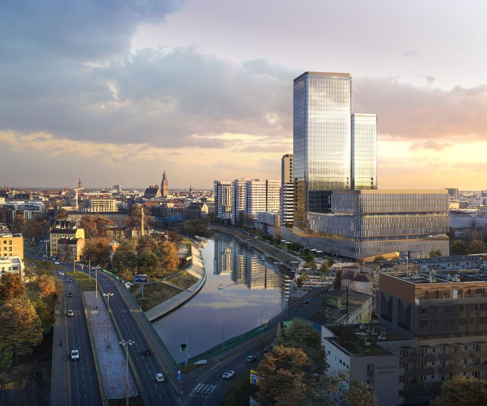 Apartamenty w 137-metrowej wieży mieszkalnej Quorum Tower we Wrocławiu