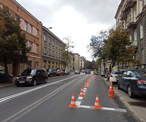 Zamiast aut będą tu rośliny. Zaczyna się mały remont na ul. Chopina w Lublinie