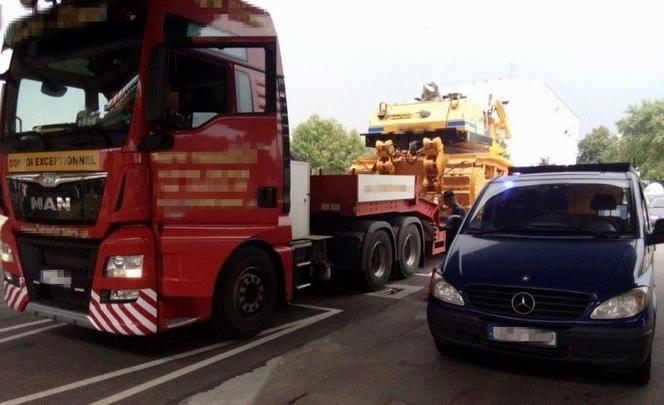 Ciężarówka ważyła o 31,5 tony za dużo