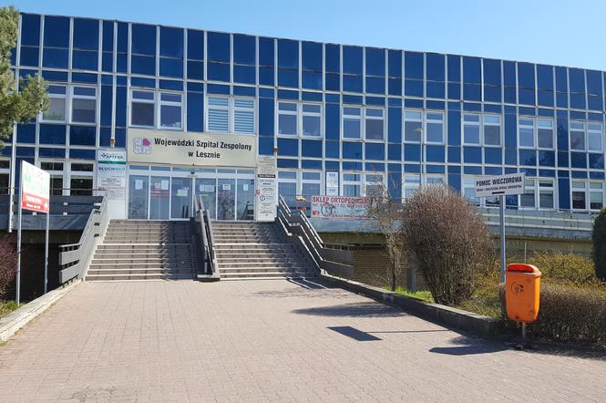 Przy szpitalu w Lesznie uruchomiono punkt pobrań wymazów na koronawirusa