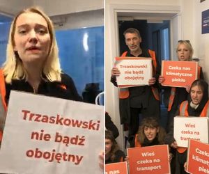 Ostatnie Pokolenie okupuje sztab Trzaskowskiego!