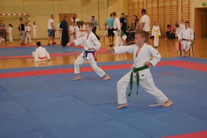 Dzieci uprawiające karate