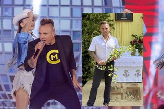 Czadoman pod ołtarzem na Boże Ciało