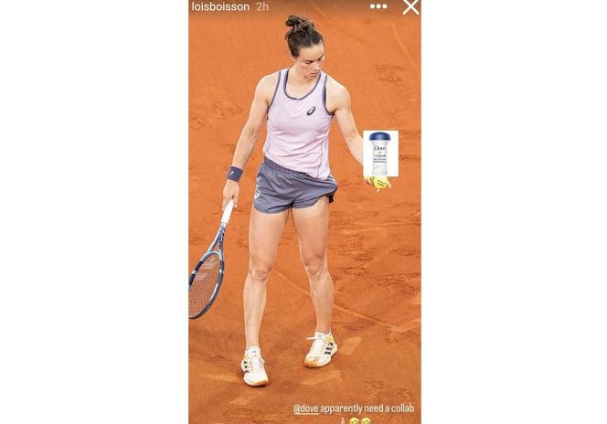 Tenis, Lois Boisson, Instagram