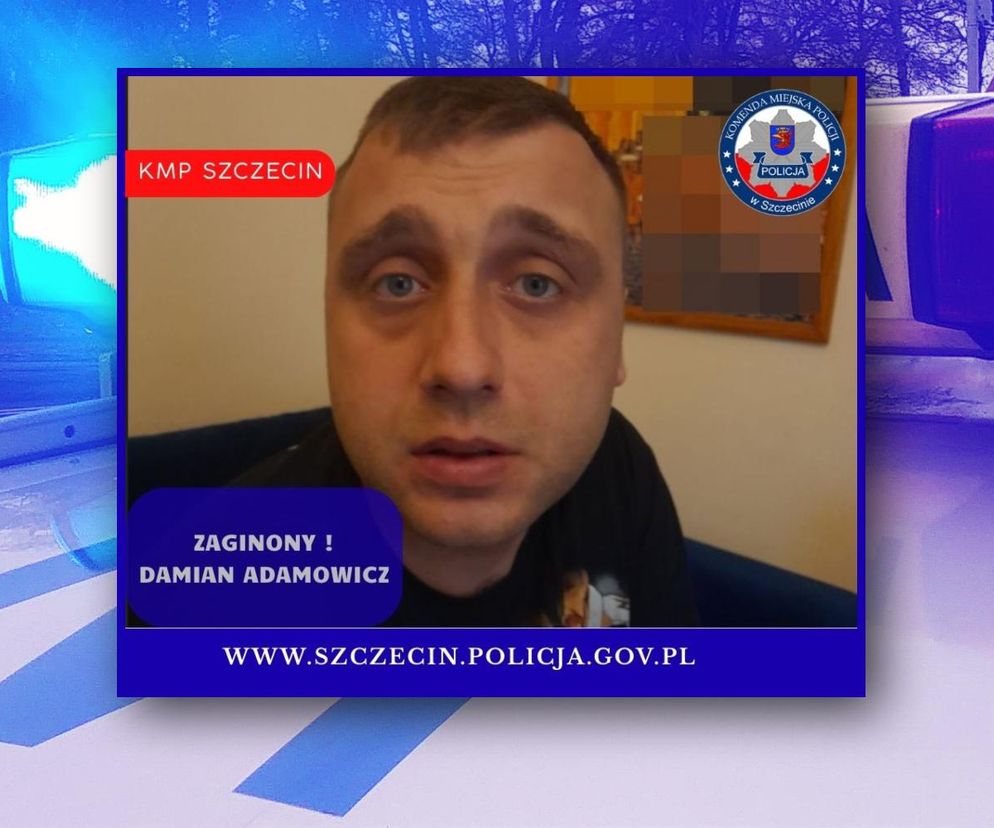 Zaginiony Damian Adamowicz