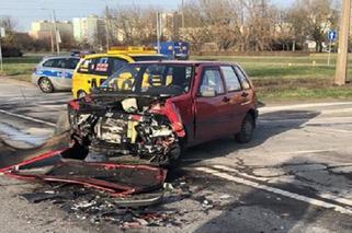 Dwie osoby ucierpiały w wypadku na rondzie Gdańskim w Gorzowie