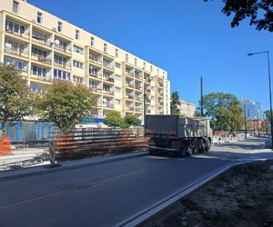 Budowa tramwaju na ul. Rakowieckiej w Warszawie