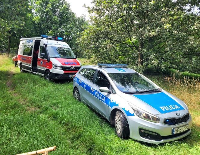 Wrocław. Zwłoki mężczyzny w rzece Steblówka. Na miejscu prokurator