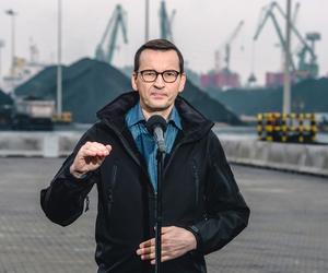 Premier w Gdańsku. Morawiecki sprawdził węgiel