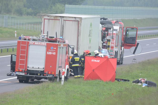 Wypadek śmiertelny na A1 koło Świecia