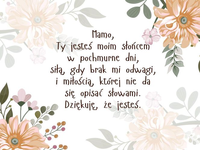 Dzień mamy życzenia