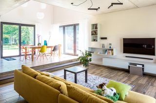 Bryła i wnętrza domu w skandynawskim klimacie