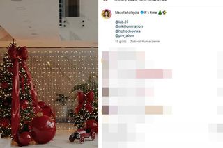 Klaudia Halejcio przystroiła willę. Milion lampek świątecznych