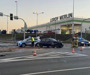 Tragiczny wypadek w Mikołowie. Kierowca spłonął w samochodzie 