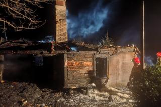 Ogromny pożar w gm. Stary Zamość. W całej miejscowości wyłączono prąd!