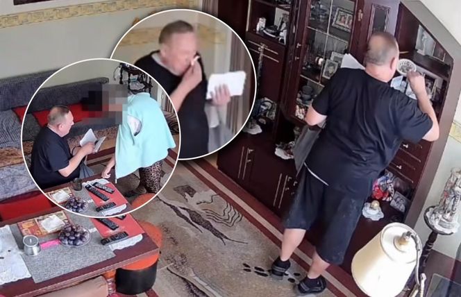 Oszust chciał okraść 86-latkę. Nie spodziewał się takiej reakcji! Wszystko się nagrało