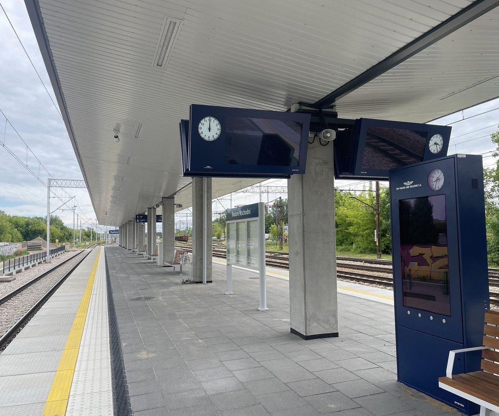 Przystanek Radom Wschód gotowy. Pierwszy pociąg zatrzyma się tutaj 30 czerwca 