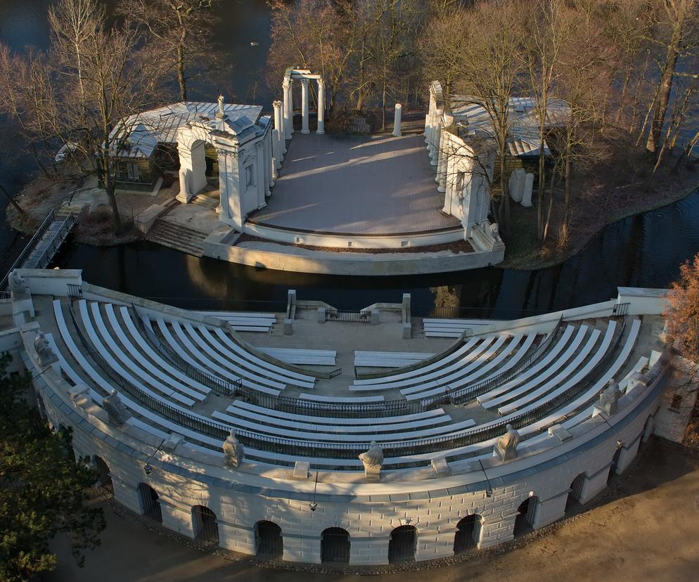 Zadaszenia amfiteatru w Łazienkach Królewskich – konkurs studialny