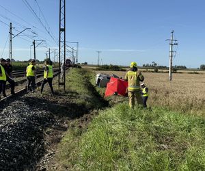 Śmiertelny wypadek na torach w Szczytnikach Czerniejewskich