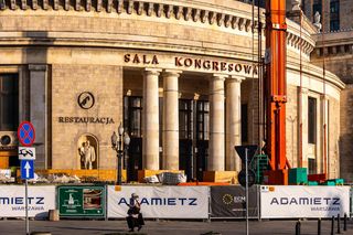 Sala Kongresowa w Warszawie w remoncie