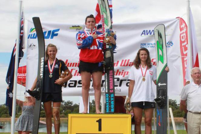 Małgorzata Rutkowska na podium