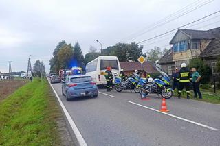 Wypadek na DW 980 w Faściszowej