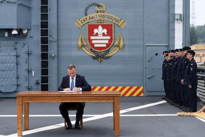 Prezydent Andrzej Duda w Gdyni