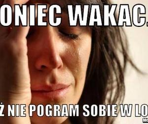 Memy na koniec wakacji