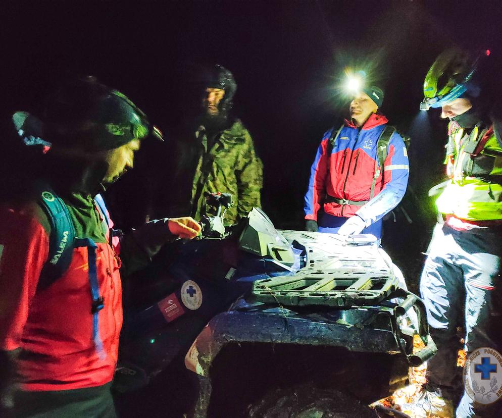 Akcja poszukiwawcza w Bieszczadach [GALERIA]