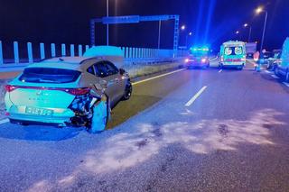 Wypadek na trasie ekspresowej S7 w Suchedniowie