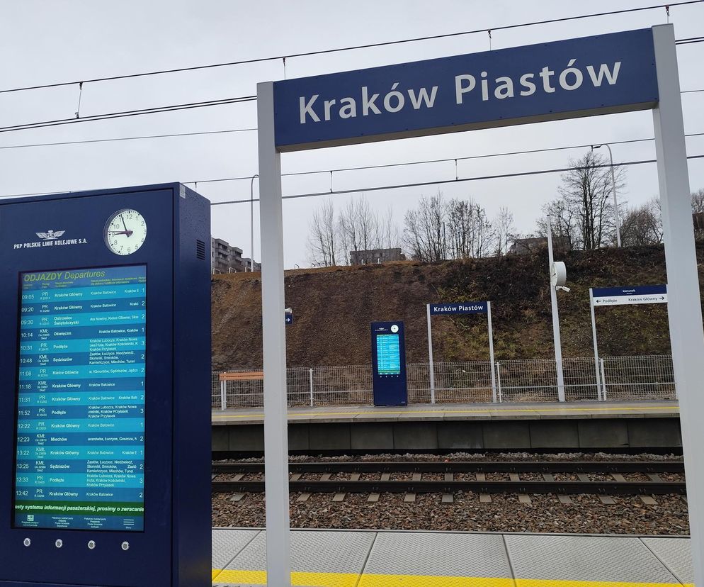 Przystanek PKP Kraków - Piastów już działa