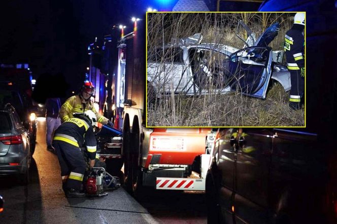 Wymysłów. Komendant policji w Turku zabrany śmigłowcem LPR. Zderzył się z łosiem [ZDJĘCIA]. 