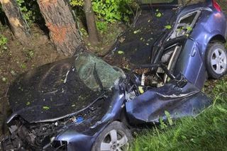 Śmiertelny wypadek na DK63 w powiecie siedleckim 