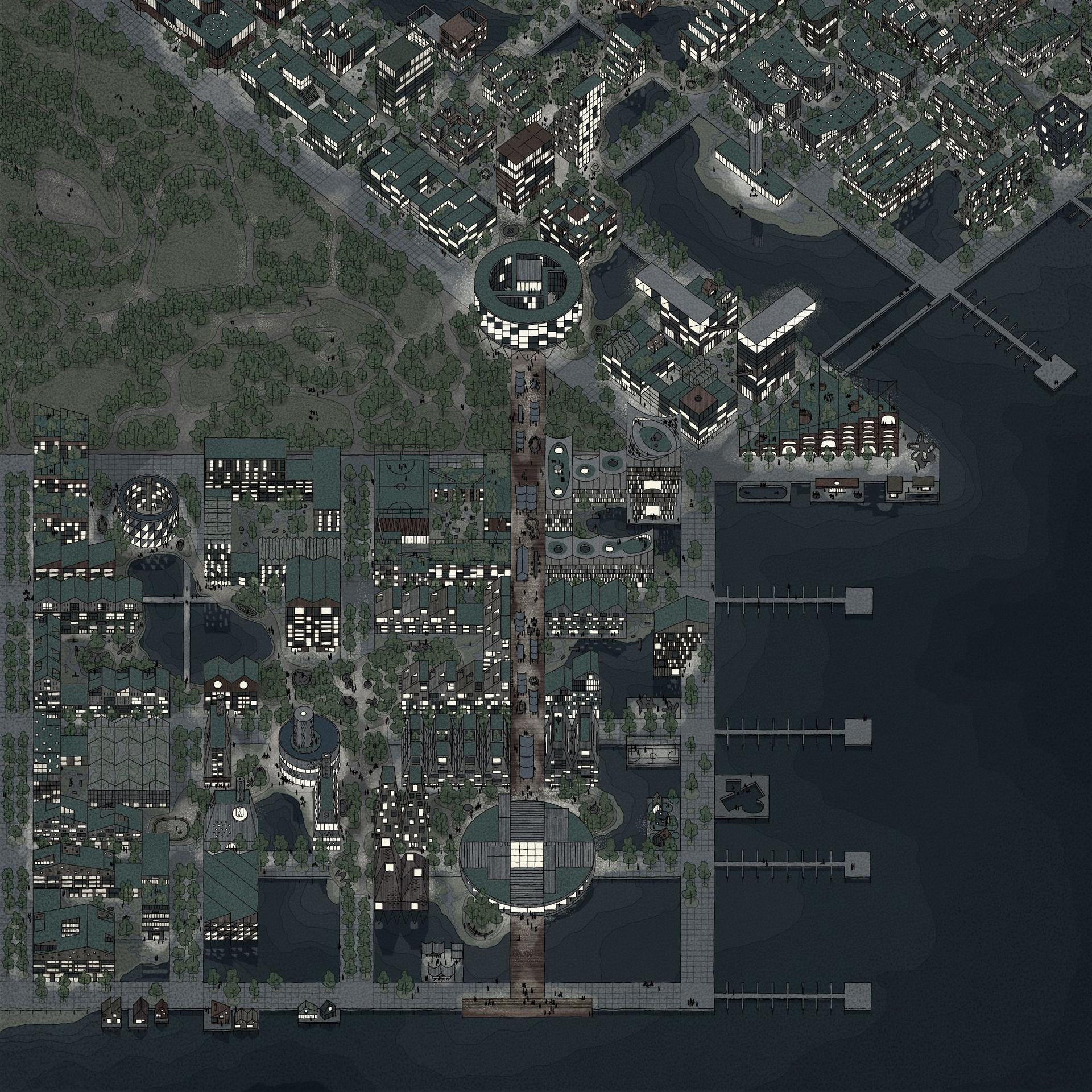 Wizualizacja architektoniczna tworzona odręcznie