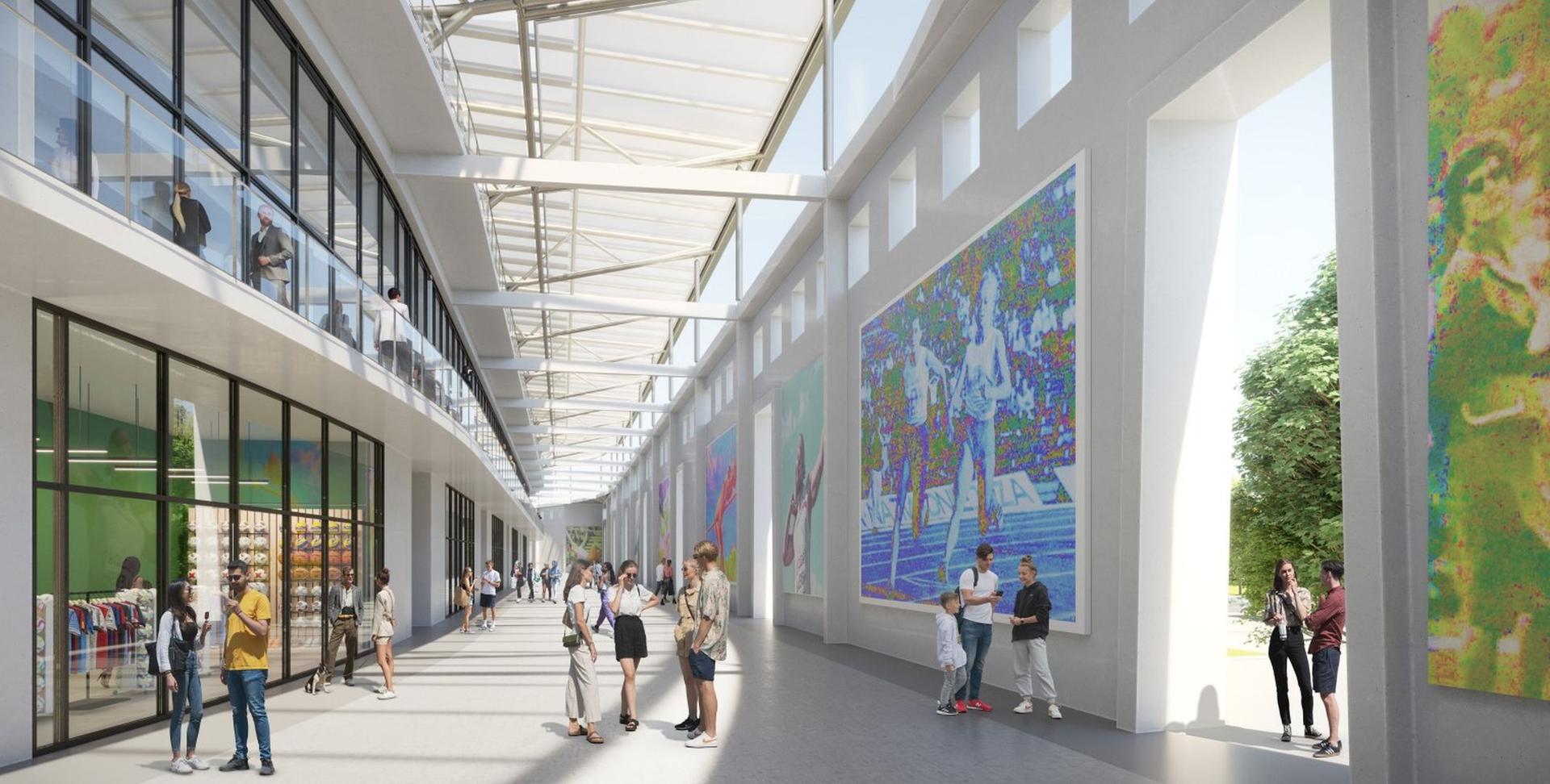 Hala sportowa i główny stadion warszawskiej Skry