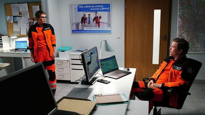 Barwy szczęścia, odc. 2926: Hubert (Marek Molak), Milena Szczepka (Alicja Kwiatkowska)	