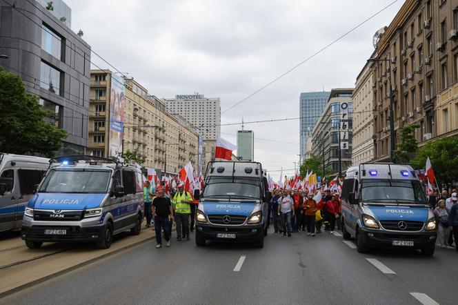 Protest w Warszawie 