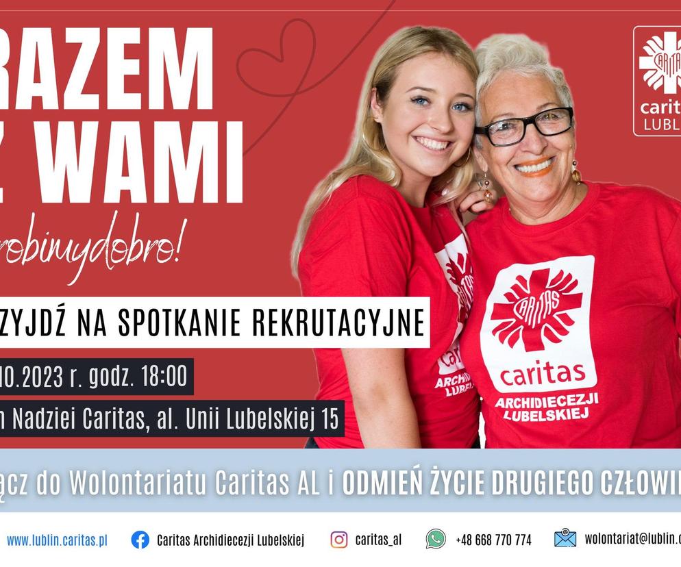Rekrutacja wolontariuszy - plakat 