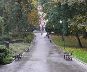 Ogród Saski w Lublinie w jesiennej odsłonie