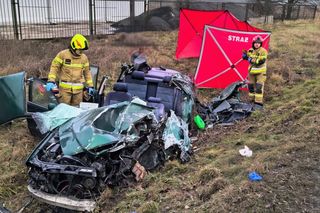  Ciężarówka wojskowa zderzyła się z audi