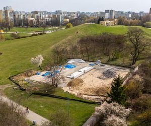 Budowa skateparku do jazdy na deskorolce, park im. Romana Kozłowskiego