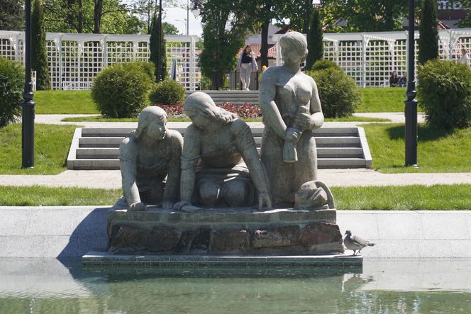 Różanka w Parku Planty po remoncie