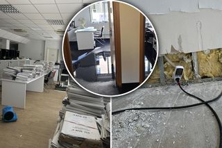 W prokuraturze pękła rura z gorącą wodą. „Setki tomów zalanych akt”